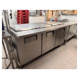 TRUE SS 3 DOOR OPEN TOP SAND PREP BAIN MARIE -
