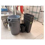 ASSORTED GARBAGE PALES