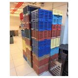 ASSORTED GLASS RACKS