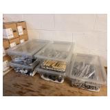 BINS OF SILVERWARE