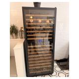 LANBO DUAL ZONE SINGLE GLASS DOOR WINE COOLER