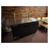True TDD-2-HC Kegerator Cooler Bar Back