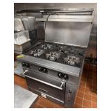 VULCAN 6 BURNER STOVE