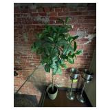 Artificial Tree in Woven Planter