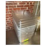 Clear Plastic Food Storage Pans