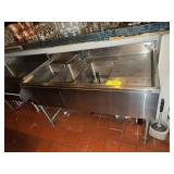 Stainless Steel 3 Bay Bar Sink