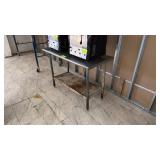 Stainless Steel Work Table With Shelf