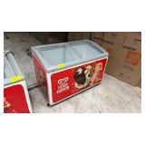 Hiron Chest Freezer with Good Humor Branding