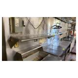 Stainless Steel Commercial Kitchen Work Area