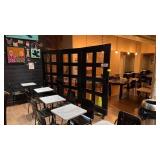 Wooden 3-Panel Room Divider