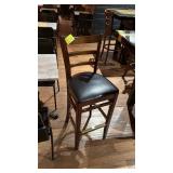 8 Wood Frame Bar Stools