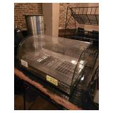 OMCAN CURVED GLASS  COUNTERTOP  HOT DISPLAY CASE