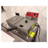 Adcraft Electric Countertop Fryer, Stainless