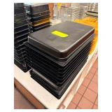15 Cambro Black Plastic Trays