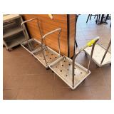 3 Aluminum Dollies with Handles