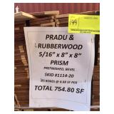 PRADU & RUBBERWOOD - 754 SQFT