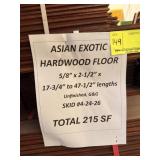 5/8" x 2-1/2" x 17-3/4" to 47-1/2" lengths,