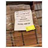 3/8" x 1.714 x 12" Burmese Teak herringbone,