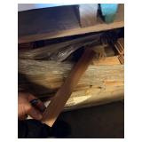 Burmese Teak herringbone, sealer & wax finish
