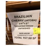 3/4" x 5" Jatoba (Brazilian Cherry) Mountain