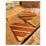 5/16" x 8" x 8" Pradu & Rubberwood Prism,