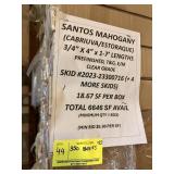 BOXES OF SANTOS MAHOGANY FLOORING