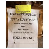 TEAK PARQUET - 525 SQFT