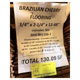 BRAZILIAN CHERRY FLOORING - 130 SQFT