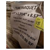 TEAK PARQUET - 810 SQFT