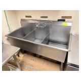 Stainless Steel 3-Compartment Sink