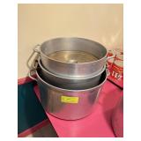 3 Aluminum Cooking Pots