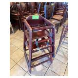 Wooden Restaurant High Chair