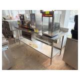Stainless Steel Table with Shelf