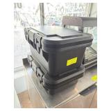 Black Insulated Plastic Storage Bins