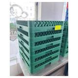 Green Plastic Racks Dish Racks