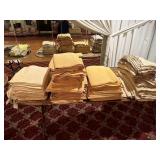 YELLOW LINEN - TABLE CLOTH / NAPKINS