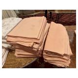 PEACH LINEN - TABLE CLOTH / NAPKINS