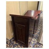 WOODEN PEDESTAL