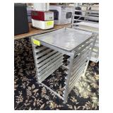 Half size bakers rack on caster