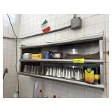 STAINLESS STEEL WALL SHELF