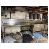 SS 2 BAY SINK w/ DRAIN BOARD