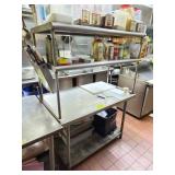 Stainless Steel Kitchen Prep Table With Shelv