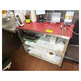 Stainless Steel Work Table with Shelf