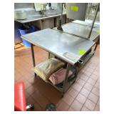 Stainless Steel Prep Table with Undershelf