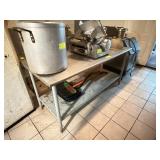Stainless Steel Work Table With Shelf