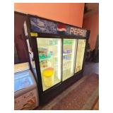 True GDM-69 Three Door Pepsi Refrigerator