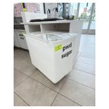 White Plastic Ingredient Bin with Lid