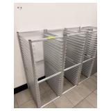 Aluminum commercial bakery rack - Square Edge