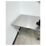 Stainless Steel Table with Casters