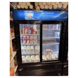 DUKERS 2 SLIDING GLASS DOOR REFRIGERATOR - MODEL